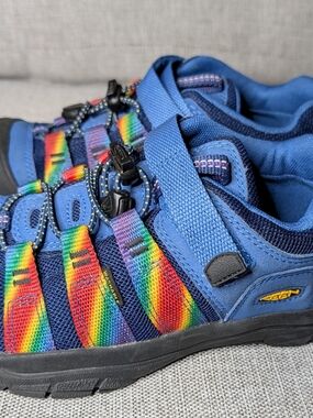 KEEN Kids Blue Rainbow Strap Sandal